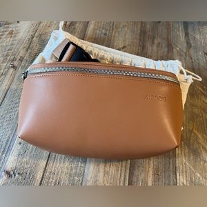 Monos Sling Bag - Saddle Tan Vegan Leather